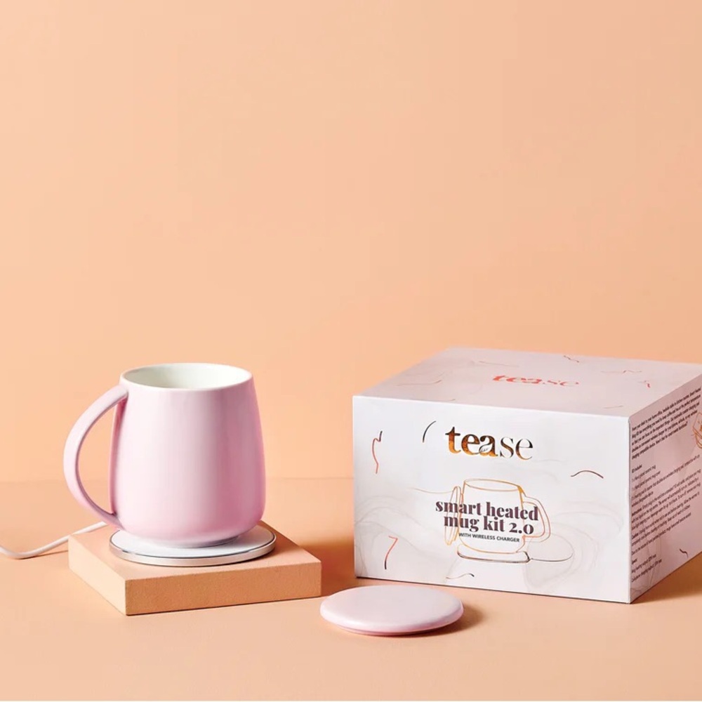 TEASE SMART HEATED MUG KIT 2.0 WITH WIRELESS CHARGER